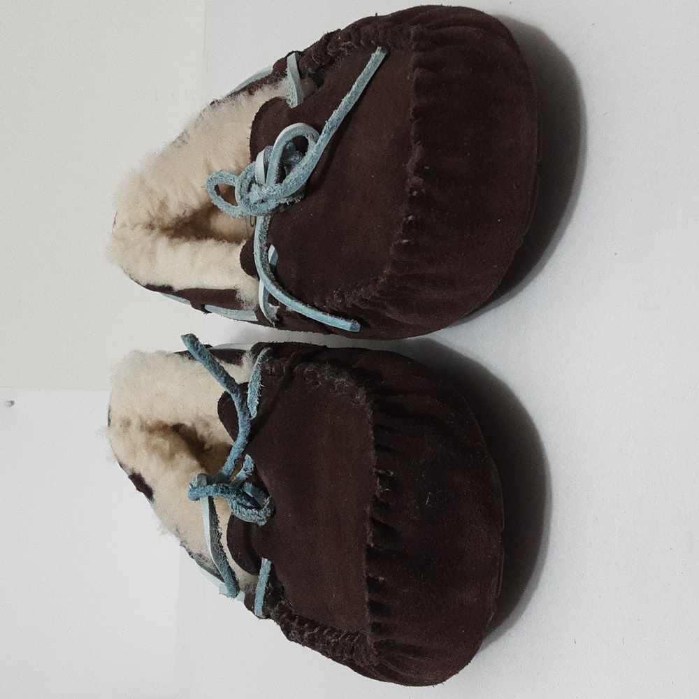 UGGS Dakota‎ Moccasins Fur Womens Leather Suede Shoe